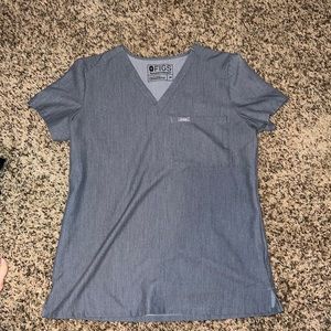 XS FIGS ONE POCKET SCRUB TOP